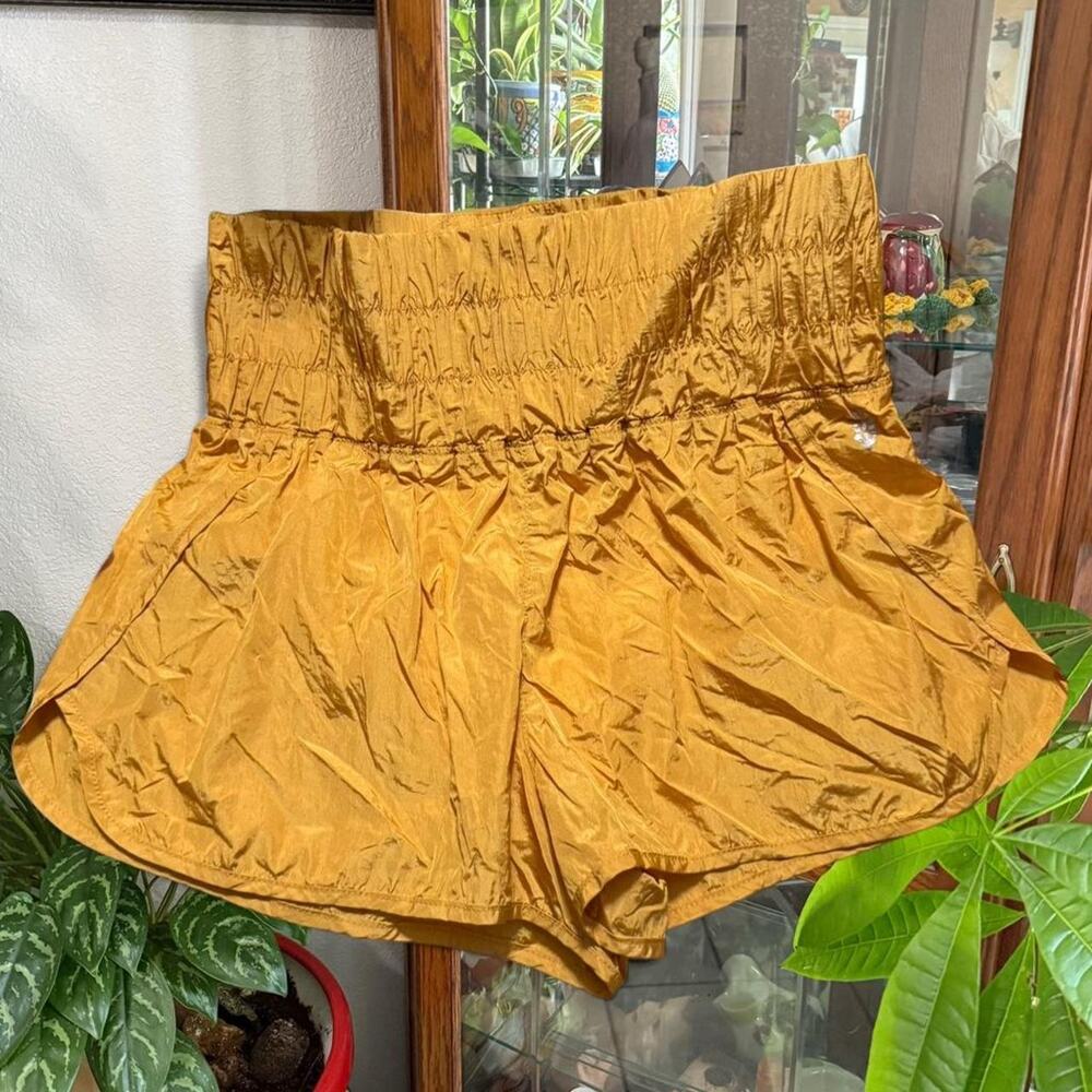 Free people movement satin shorts